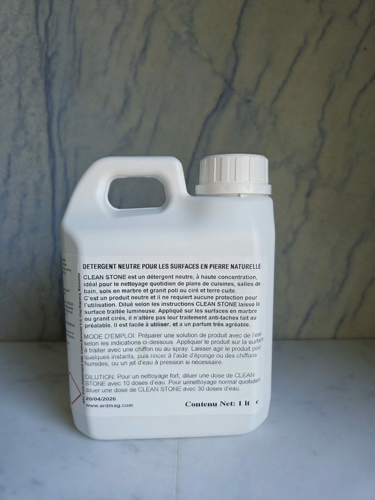 CLEAN STONE arrière 1 Pack 2 — Sols Cristallisés / Brillants (Kit Éclat)